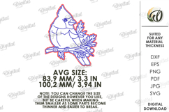 Christmas Hook Lasercut. Wall Coat Hook. Cardinal SVG Product Image 2