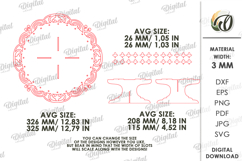 3D Wooden cake stand Laser Cut. Cake holder SVG Product Image 2