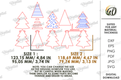 Christmas Banner Laser Cut . Christmas Decor SVG Product Image 2