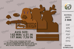 3D Christmas Character Lasercut. Christmas Decor SVG Product Image 2