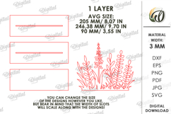 Flower Stand Laser Cut. Home Decor. Stand Decor SVG Product Image 2