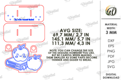 End of School Year Money Holder Laser Cut. Money Stand SVG Product Image 2