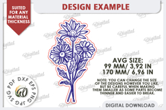 Wooden Bouquets Laser Cut Bundle. Mother&#039;s Day SVG Product Image 7