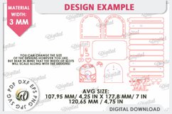 Valentine&#039;s Mailbox Laser Cut. Love Mailbox SVG. Love Letter Product Image 3