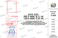 Wooden Bookshelf Sign Laser Cut. Stand Decor SVG Product Image 2