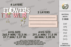 3D Spring Word Stand Laser Cut. Stand Decor SVG Product Image 2