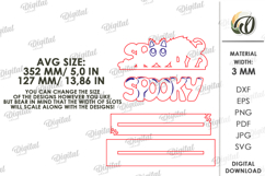 Halloween Character Shelf Sitter Laser Cut. Stand decor SVG Product Image 2