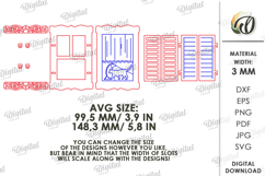 3D Wooden Window Ornament Lasercut. Home decor SVG Product Image 2