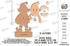 Christmas Character Laser Cut. Christmas Elf SVG Product Image 2