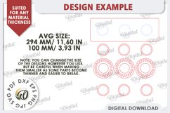 Wooden Candle Holders Laser Cut Bundle. Home Decor SVG Product Image 11