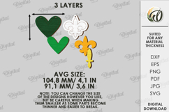 Mardi Gras Banner Laser Cut. Mardi Gras Wall Decor SVG Product Image 2