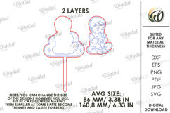 Christening Cake Topper Laser Cut. Christening decor SVG Product Image 2