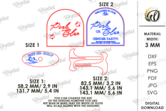 Guest Book Alternative Laser Cut.Gender Party Sign SVG Product Image 3