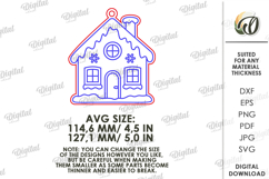 Paintable Christmas ornament Laser Cut. Christmas Decor SVG Product Image 2