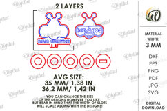 100 Days of School Pencil Topper Laser Cut. School SVG Product Image 2