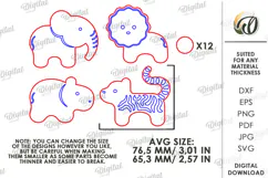 Nursery Dresser Knob Laser Cut. Animals Drawer Knob Product Image 2