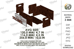 Bathroom Organizer Basket Laser Cut. Storage Box SVG Product Image 2