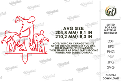 Halloween outdoor Shadow Decor laser Cut. Zombie SVG Product Image 2