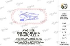 Crochet Basket Tray Base Laser Cut. Crochet Base SVG Product Image 2