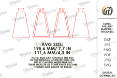 3D Decorative Vase Laser Cut. Flower Holder SVG Product Image 2
