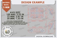 Business Card Holder Laser Cut Design. Wood Organizer SVG Product Image 3