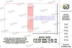 3D Recipe book cover Bundle Laser Cut. Kitchen Decor SVG Product Image 3