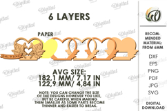 3D Fall Lamp Laser Cut. Night Light. Led Light SVG Product Image 2