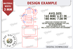 Jewelry Organizer Laser Cut. 3D Jewelry Stand SVG Product Image 2