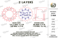 Bee Stand Laser Cut. Standing Home Decor SVG Product Image 2