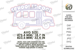 School Photo Zone Laser Cut. School Photo Booth Prop SVG Product Image 2