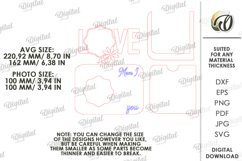 Mother's Day Photo Frame Laser Cut. Picture Frame SVG Product Image 2