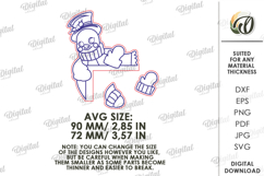 Christmas Outlet Decor Laser Cut. Light Switch Decor Product Image 2