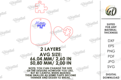 Mother's Day Keychain Lasercut. Mom Gift. Mother Keyring SVG Product Image 2