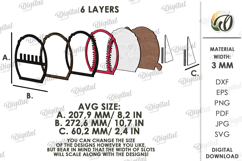 Sport Ring Holder Laser Cut. Ring Display. Baseball SVG Product Image 2