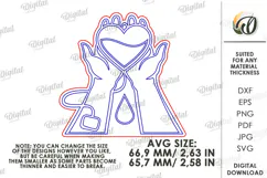 Blood Donor Badge Laser Cut. Blood Donation Badge SVG Product Image 2