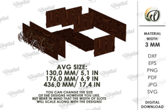 Bathroom Organizer Basket Laser Cut. Storage Box SVG Product Image 2