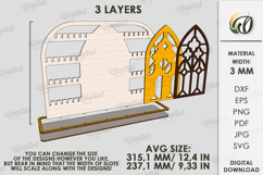 Jewelry Stand Laser Cut. Jewelry Organizer SVG Product Image 2