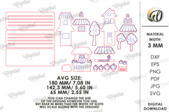 3D Layered Halloween Stand Laser Cut. Halloween Decor SVG Product Image 2