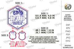 3D Personalized Dad Sign Laser Cut. Wall Decor SVG Product Image 2