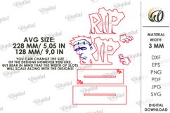 Halloween Character Shelf Sitter Laser Cut. Stand decor SVG Product Image 2