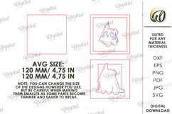 Monster decor Laser Cut. Cute Monster Wall Decor SVG Product Image 2