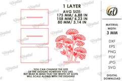 Flower Stand Laser Cut. Home Decor. Stand Decor SVG Product Image 2