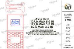 3D Home Sign With Stand Laser Cut. Stand Decor SVG Product Image 2