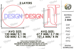 Teacher Table Decor Laser Cut. Personalized Stand Decor SVG Product Image 2
