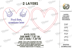 3D Pet Charcuterie Board Laser Cut. Pet Treat Plate SVG Product Image 2