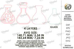 Valentine's Day Maze Laser Cut. Maze Game SVG Product Image 2