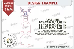 Valentine's Day Camping Candle Holder Laser Cut. Love SVG Product Image 3