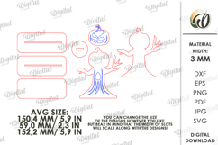 Halloween Light Stand Laser Cut. Candle Holder SVG Product Image 2