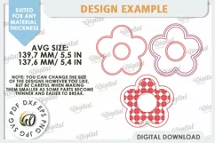 Kids Room Wall Decor Laser Cut. Baby Room SVG. Flower SVG Product Image 3