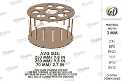 3D Cat Toy Box Laser Cut. Cat Storage Box SVG Product Image 2